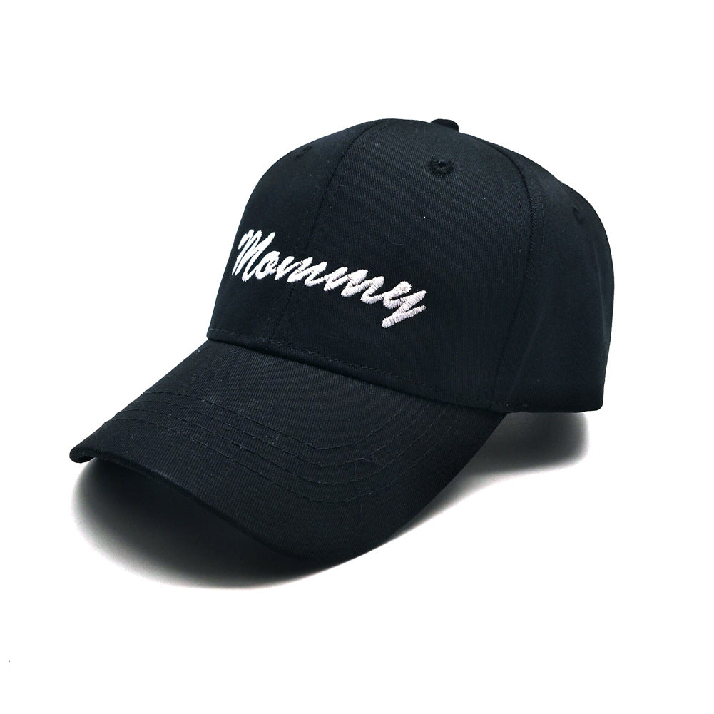 Men's Winning Cap Black Embroidered Baseball Hats Adjustable Summer