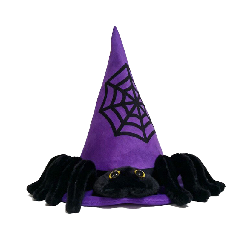 Novelty Hats Electric Spider Hat with Moving Top, Singing Halloween Costume