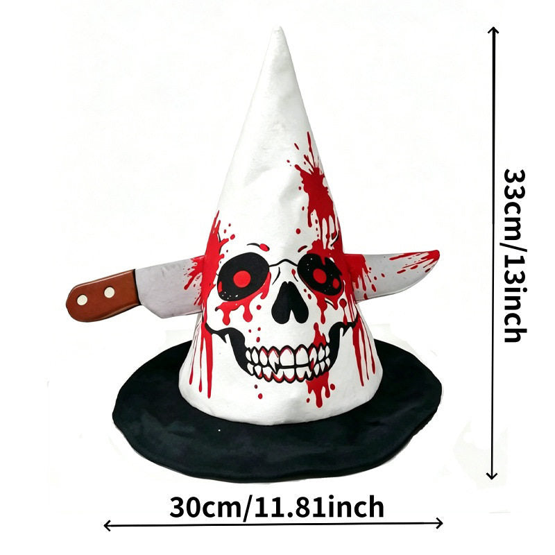 Costume Hat Electric Skull Hat with Moving Top, Halloween Costume Accessory