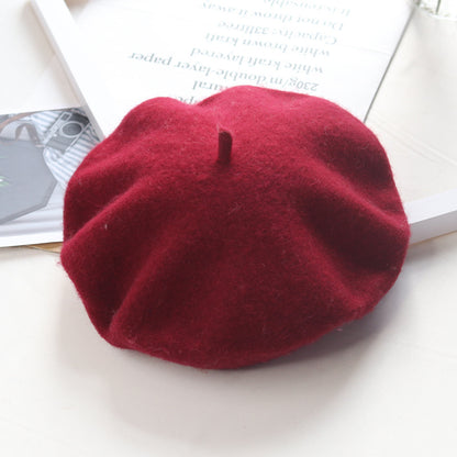 Women's Beret French Hats Wool Beret Hat Indoor and Outdoor