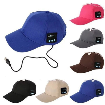 Bluetooth Baseball Cap Wireless Music Calling LED Outdoor Sports Audio Hat