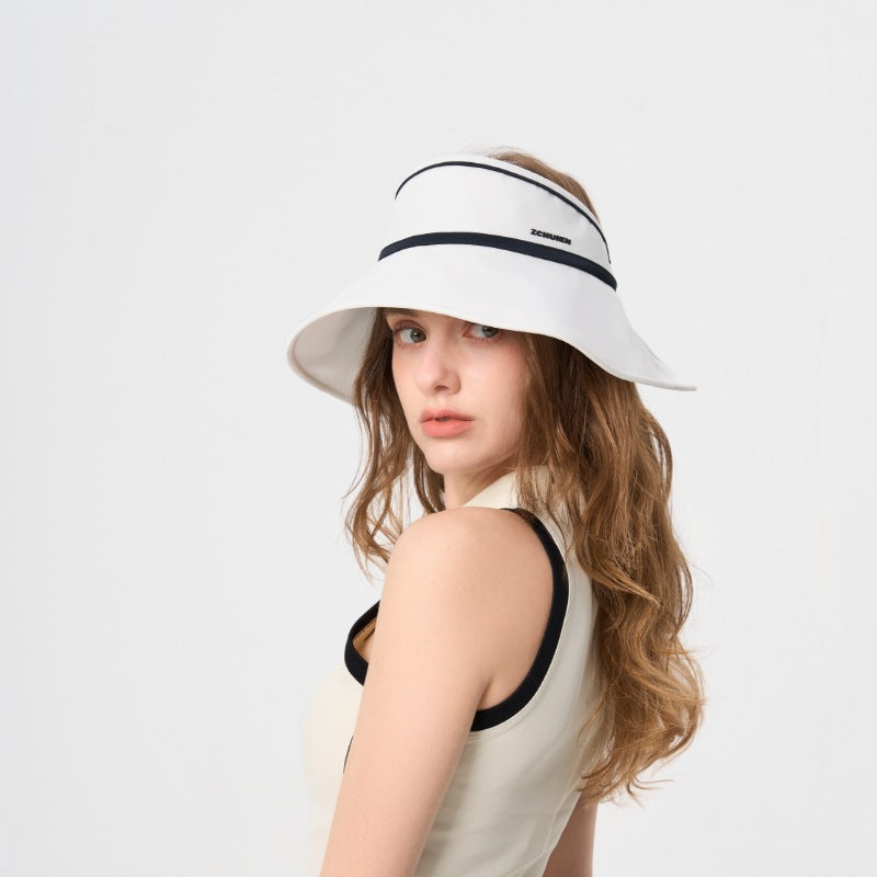 Golf Bucket Hat Women's Sun Protection | Adjustable Wide Brim Outdoor Sports Cap