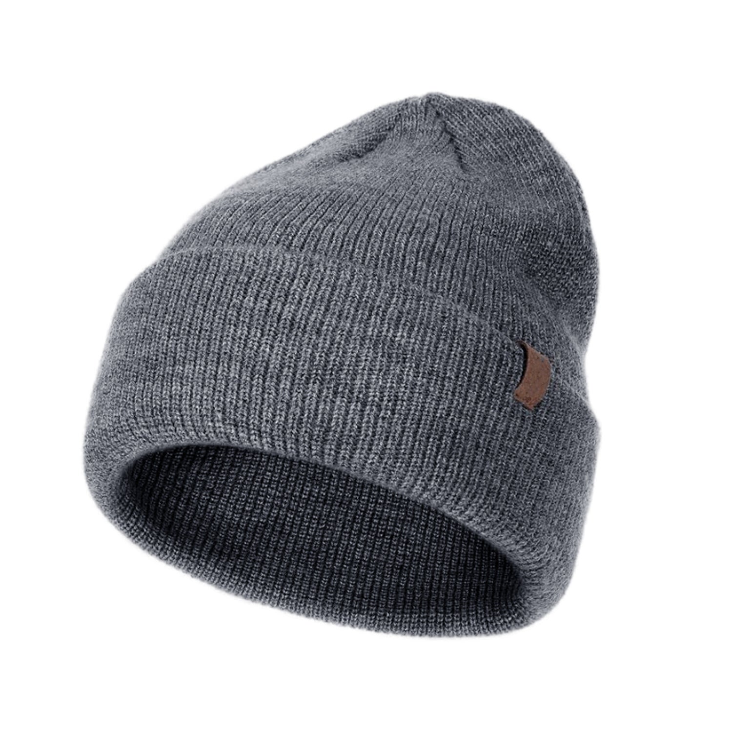 Designer White Beanie Knit Winter Hat Unisex Premium Everyday Style