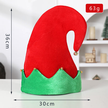 Funny Personalized Santa Hat Weird Claus Creative Red Leg Party Cap