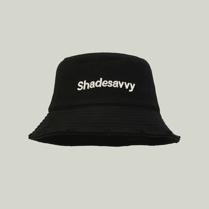 Off-White Embroidered Bucket Hat – Customizable Cotton Sun Hat for Men & Women