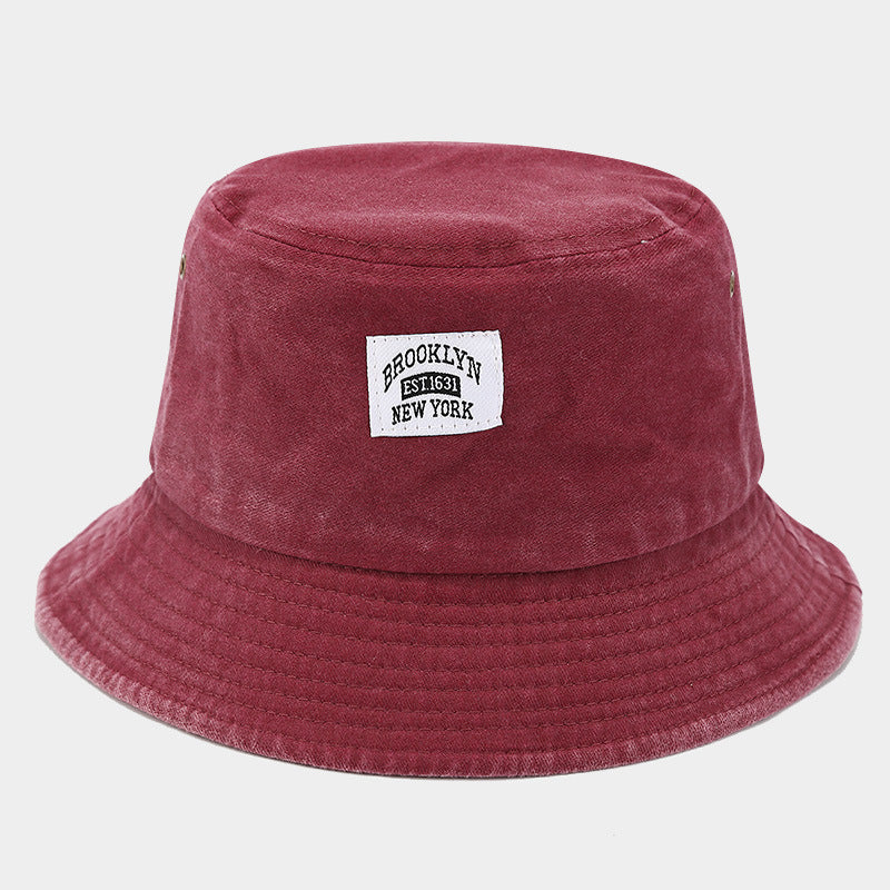 Retro Vintage Bucket Hat – Washed Denim Foldable Unisex Hat in Multiple Colors