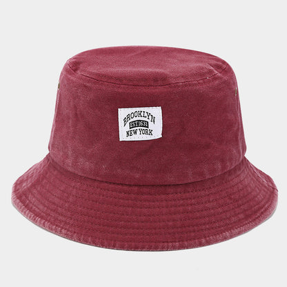 Retro Vintage Bucket Hat – Washed Denim Foldable Unisex Hat in Multiple Colors