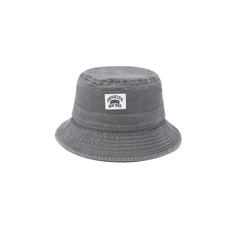 Retro Vintage Bucket Hat – Washed Denim Foldable Unisex Hat in Multiple Colors