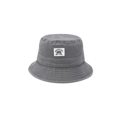 Retro Vintage Bucket Hat – Washed Denim Foldable Unisex Hat in Multiple Colors