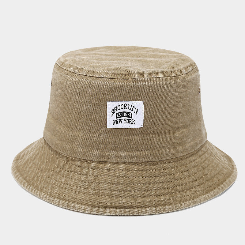 Retro Vintage Bucket Hat – Washed Denim Foldable Unisex Hat in Multiple Colors