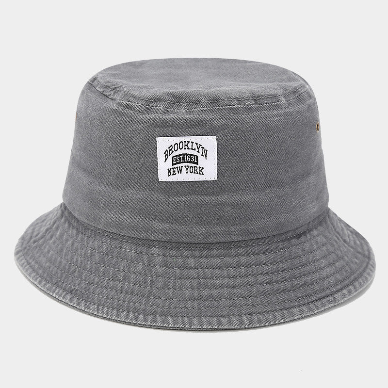 Retro Vintage Bucket Hat – Washed Denim Foldable Unisex Hat in Multiple Colors