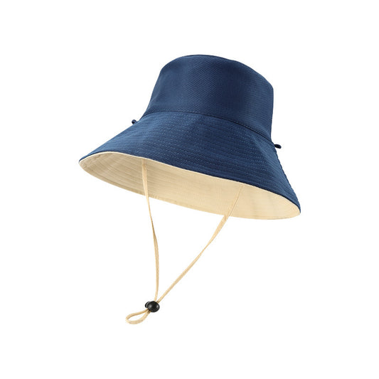 Reversible Bucket Hat  Double-Sided Sun Hat with Wide Brim UV Protection Foldable