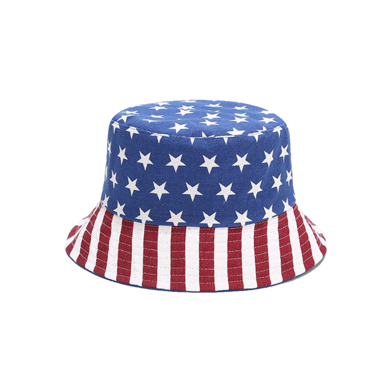 USA Bucket Hat American Flag Double Sided Sun Hat  Team USA Fashion Cap