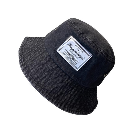 Vintage 80s 90s Denim Bucket Hat - Retro Cowboy Fisherman Cap Unisex Sun Hat