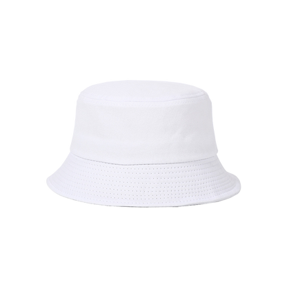 White Golf Polo Bucket Hat – Classic White Bucket Hat for Men & Women