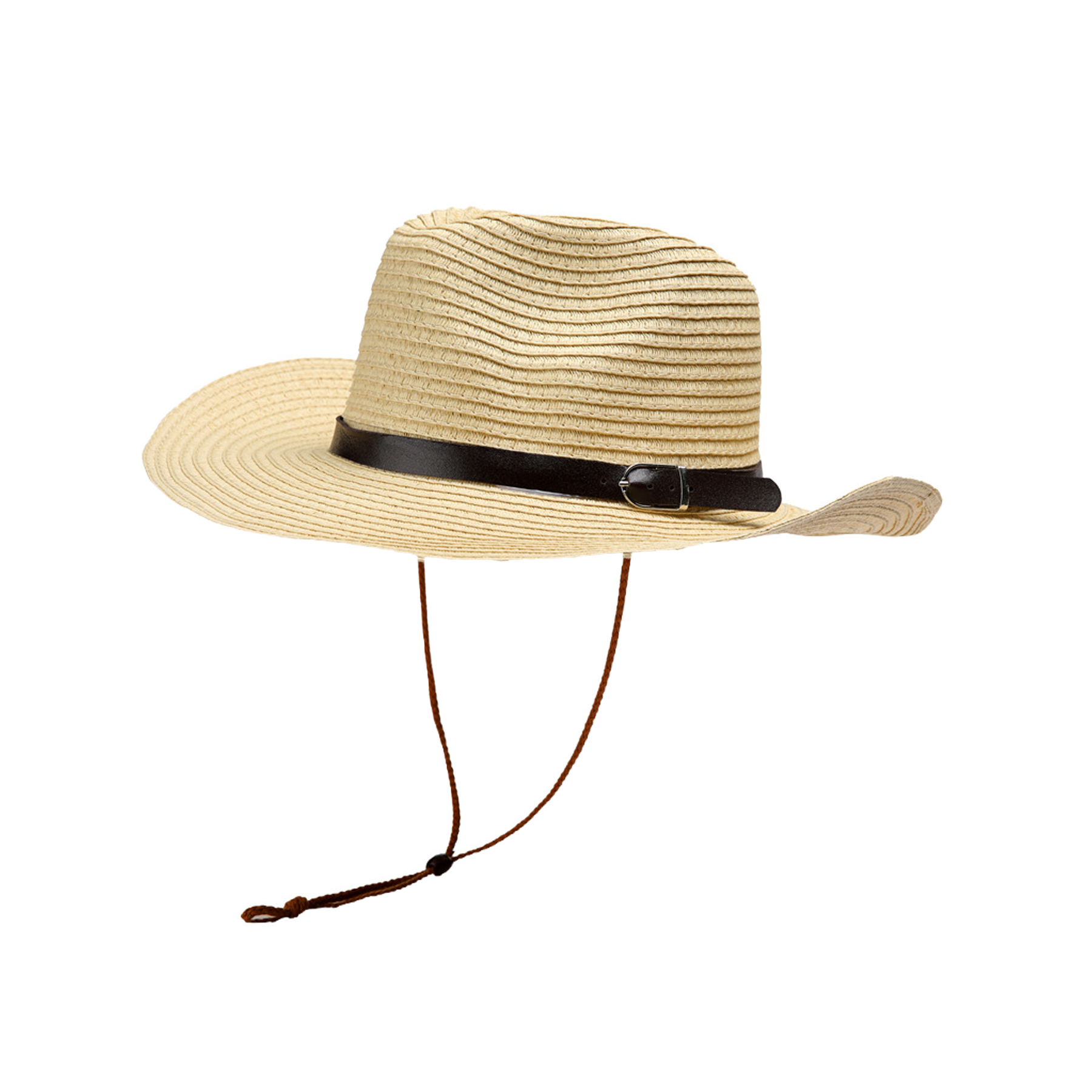 Straw Fishing Hat Wide Brim Breathable Foldable Outdoor Sun Hat for Men