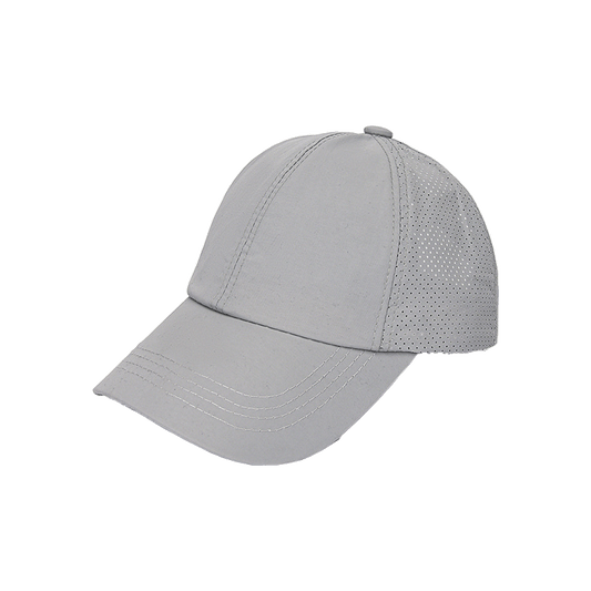 Womens Baseball Cap Cross Ponytail Hat Mesh Sun Hat Sports