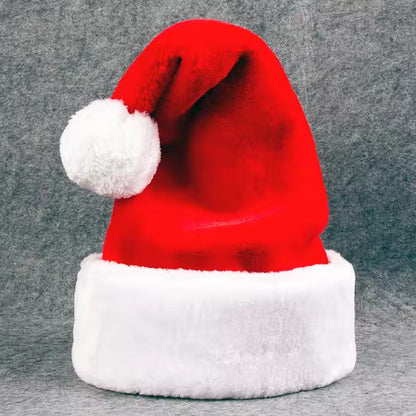 Oversized Big Santa Hat Extra Large Plush Holiday Cap for Large Heads