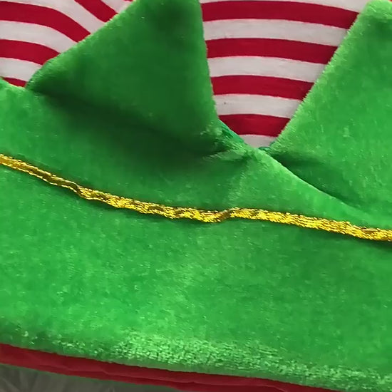 Funny Personalized Santa Hat Weird Claus Creative Red Leg Party Cap