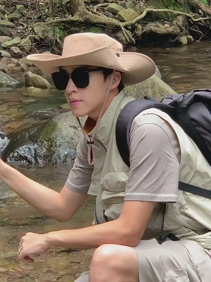 Lightweight Summer Bucket Hat for Men – Breathable Sun Hat for Outdoor, Beach, and Travel