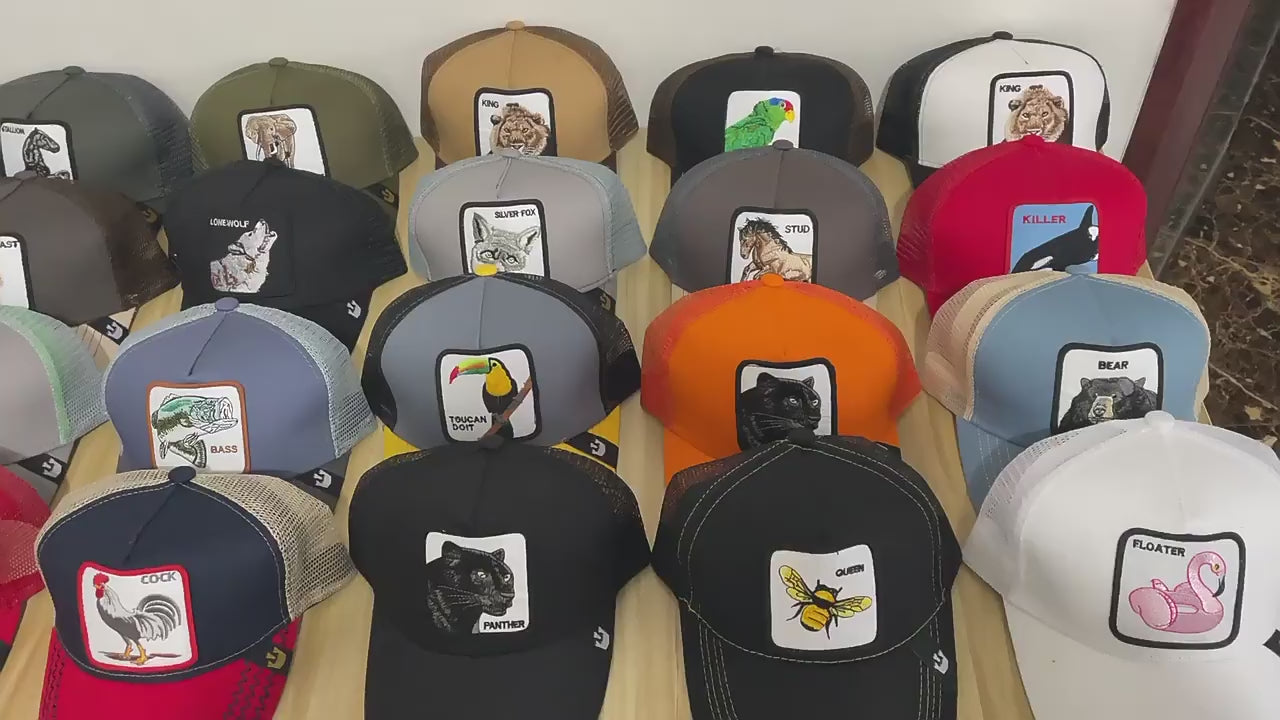 Load video: Mesh Baseball Caps Men Back Netted Adjustable Snapback Trucker Hat